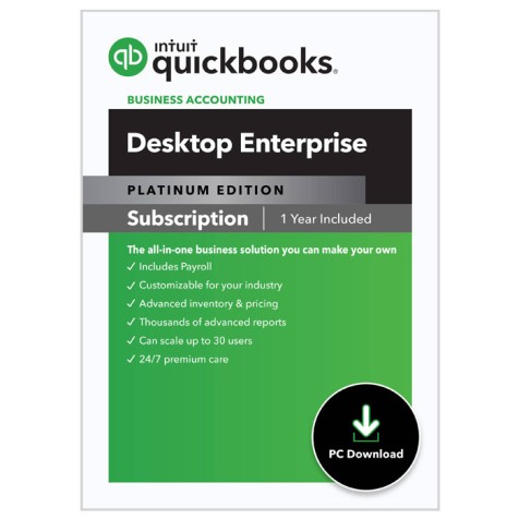 QuickBooks Enterprise Platinum with Classic Cloud Access 