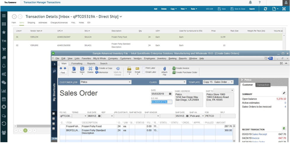 Sales and Purchase Order Integration