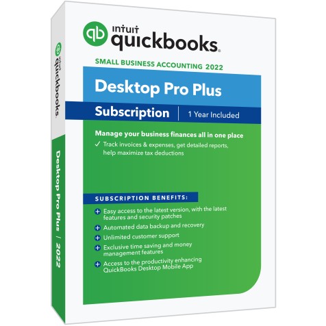 QuickBooks Desktop Pro Plus - 2 Users {Annual Subscription}