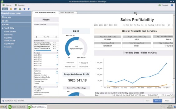 Quickbooks Enterprise Industry-Specific Reports