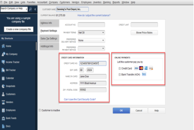 Intuit QuickBooks Desktop Payments